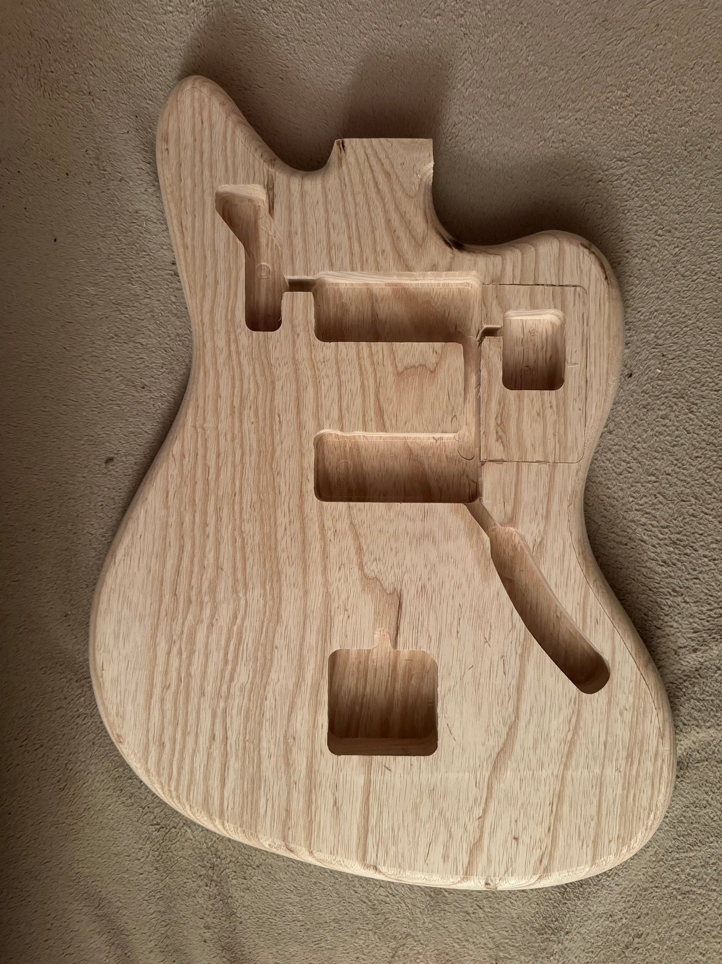 solid body electric guitar