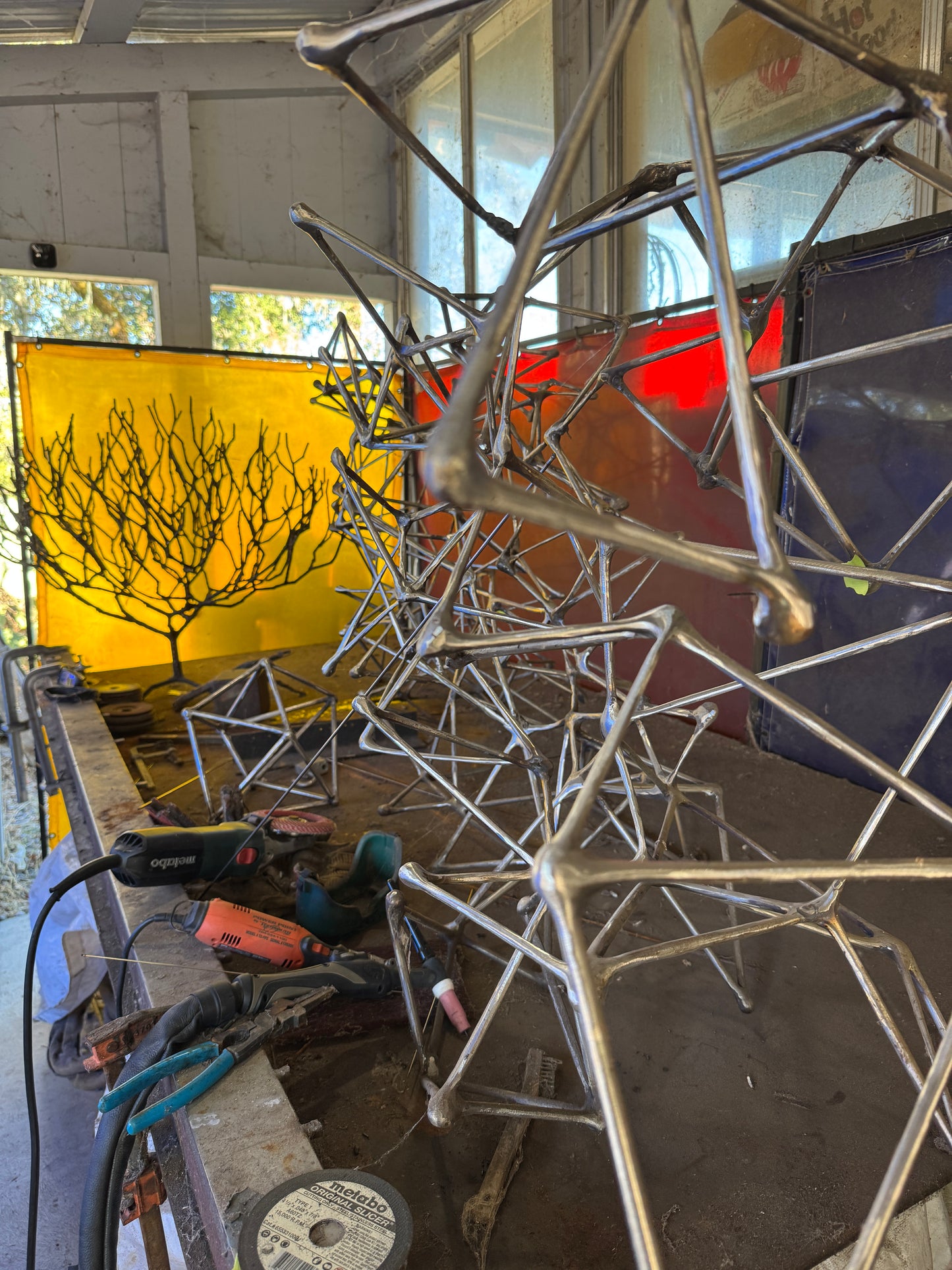 Stainless steel sculptures