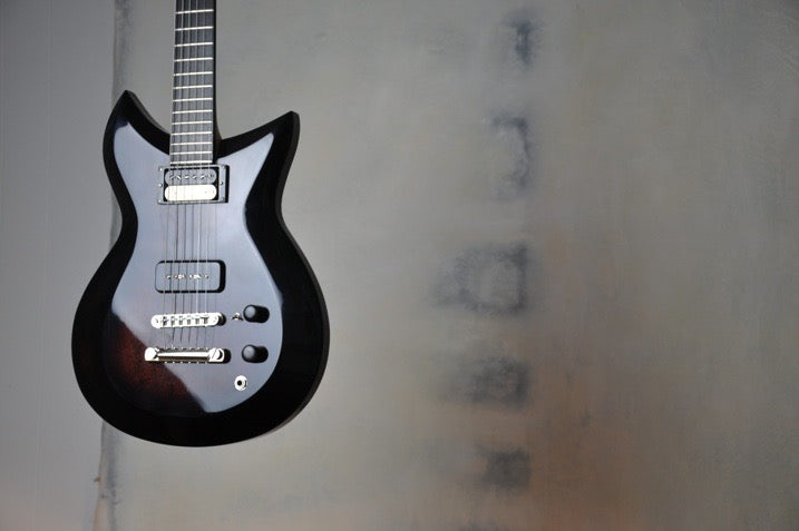 Hand built electric guitar
