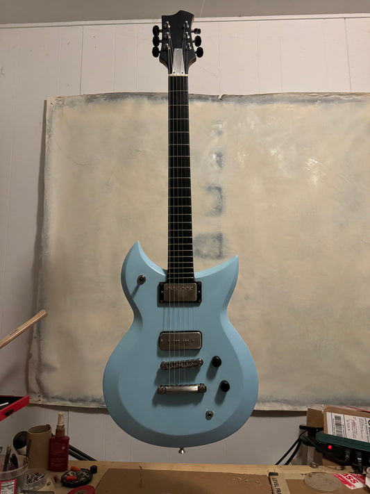 Built to order solid body electric guitar