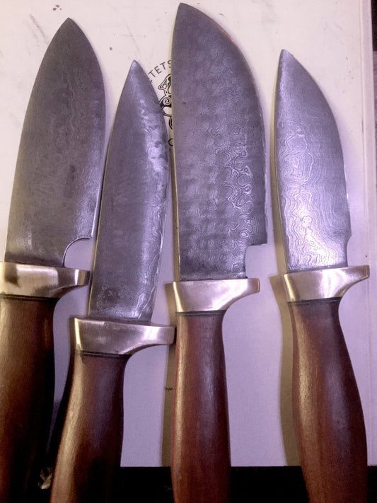 Custom Patterned-welded Steel Utility Knife